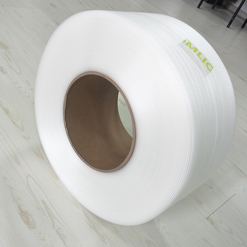 Automātiska PP iepakošanas lenta; videi draudzīgs materiāls; vilces stiprums 140 kg; klase A; Jiangcheng Packaging