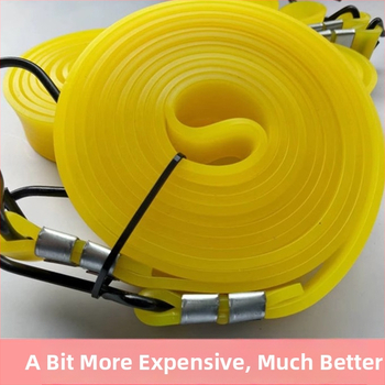 Elastinė bagažo rišimo juosta; medžiaga: jautienos oda; tipas: elastinė juosta; tinkama bagažo surišimui; galima įsigyti kelių ilgių