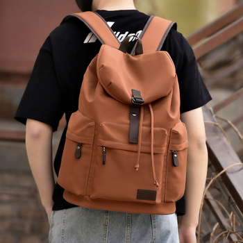 Platneni putni ruksak za putovanja, 20–35 L, 14-inčni laptop, unisex, s jastučićima na trakama, otporan na habanje