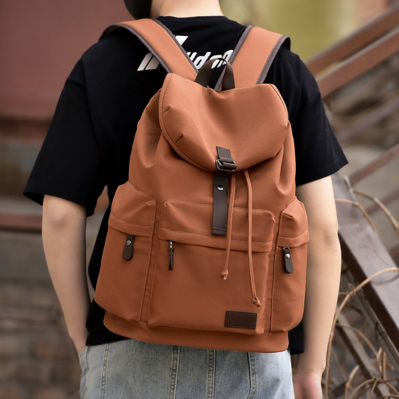 Platneni putni ruksak za putovanja, 20–35 L, 14-inčni laptop, unisex, s jastučićima na trakama, otporan na habanje