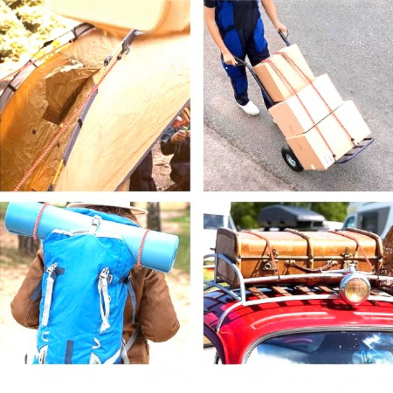 Ελαστικό κορδόνι με μεταλλικούς γάντζους, πολυπροπυλένιο πυρήνας, φορτίο έως 15 kg, μάρκα MR, προσαρμογή κατά παραγγελία