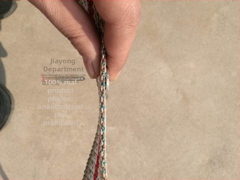 Sfoară plată din poliester-coton, construcție rezistentă la uzură, pentru ridicare și ancorare