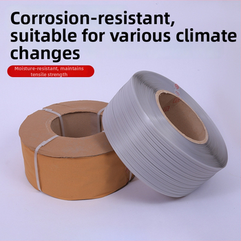 PP iepakošanas lente mašīnām, divpusēja, 0,6 mm biezums, 20 kg vilces spēks, 10 kg svars