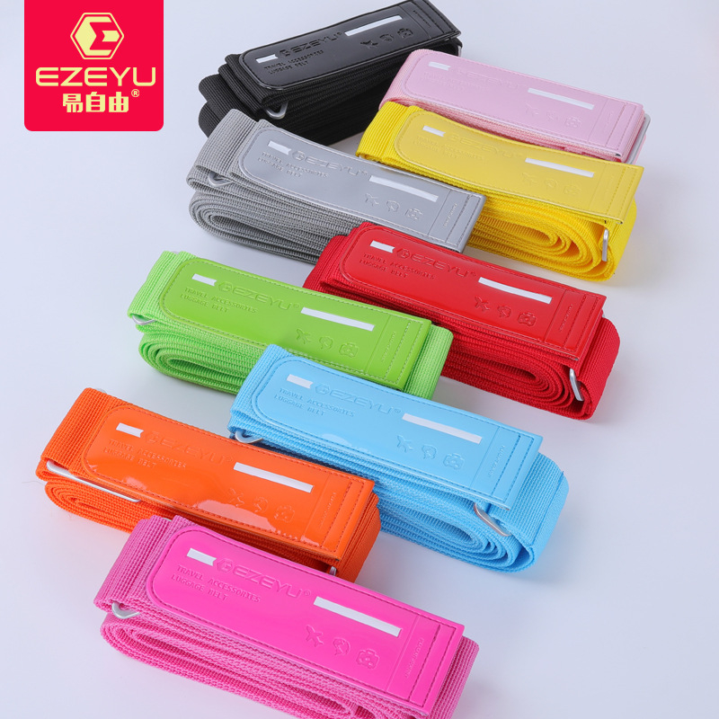 Bagāžas siksna no šķiedras, izturība 246,9 kg, svars 0,06 kg, biznesa ceļojumiem