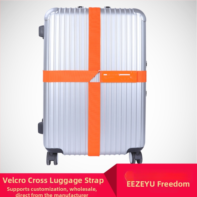 Bagāžas siksna no šķiedras, izturība 246,9 kg, svars 0,06 kg, biznesa ceļojumiem