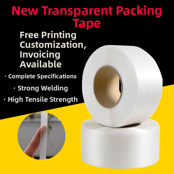 Polipropilēna iepakošanas lente (Tips: saitēm; Stiepšanās spēks: 150 kg; Svars: 10 kg; Piemērošana: apģērbu iepakošana, būvniecības materiālu saišana, biroja preču iepakošana)