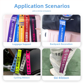 Curea reflectorizantă pentru bagaje și bicicletă cu logo personalizat (Brand: Friendly; material reflectorizant; logo personalizat; potrivit pentru bagaje, genți, rucsaci, curele de umăr și îmbrăcăminte)