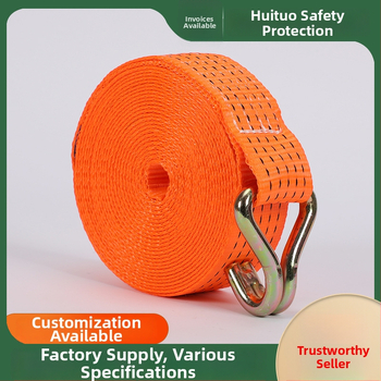 Poliesterio diržai su dvigubais kabliukais bagažui ir sunkvežimiams, lygus paviršius, pritaikomos galimybės