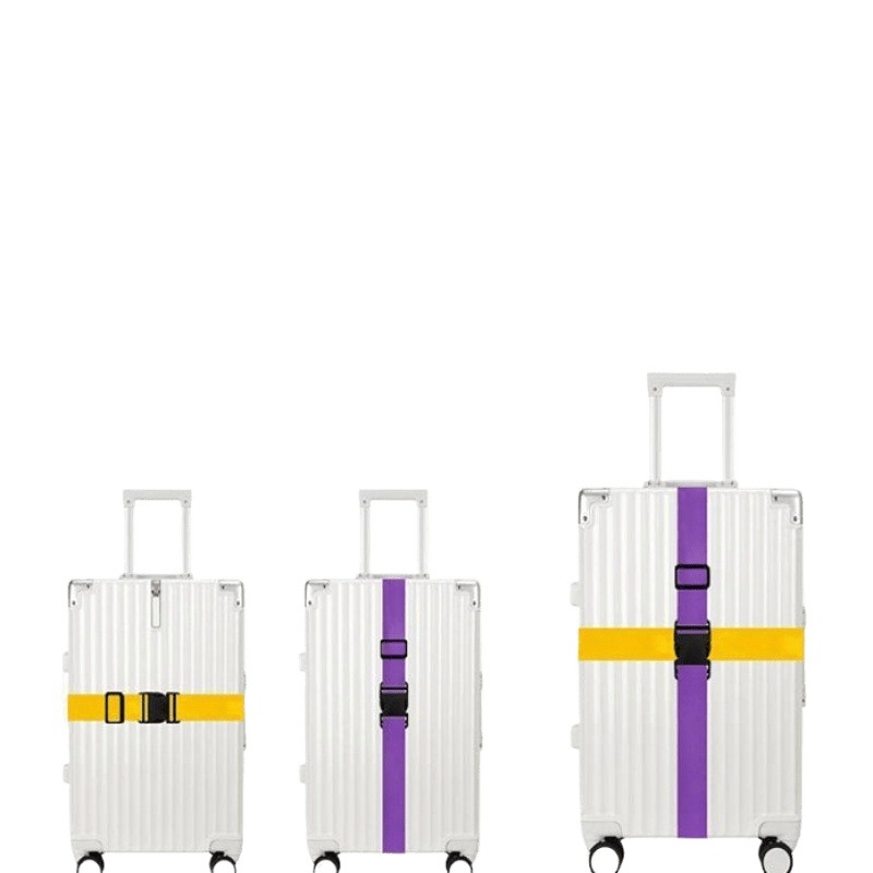 Utazási poggyász hevederek – Megerősített kereszt-záras heveder a kerekes táskákhoz (Anyag: Corduroy; Mintázat: See details; Funkció: Other)