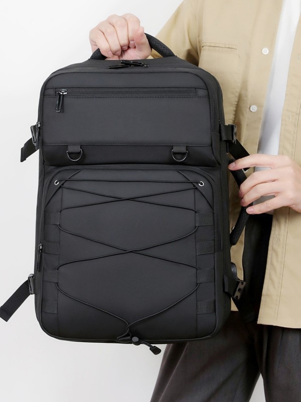 Uniszex iskolai hátizsák szabadidős utazásokhoz, 36–55 L, 16-inch laptop számára, kopásálló, görbült vállpántok