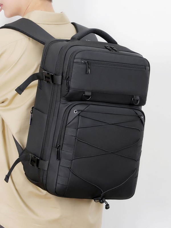 Uniszex iskolai hátizsák szabadidős utazásokhoz, 36–55 L, 16-inch laptop számára, kopásálló, görbült vállpántok