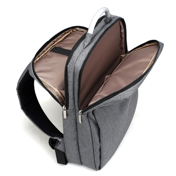 Unisex ruksak za prijenosno računalo za poslovna putovanja (poliesterska tkanina; stane 14-inčni laptop; kapacitet ispod 20 L; remen s jastukom zraka)