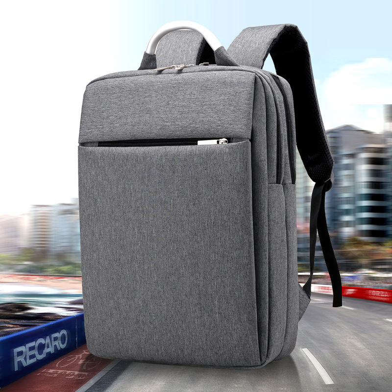Unisex ruksak za prijenosno računalo za poslovna putovanja (poliesterska tkanina; stane 14-inčni laptop; kapacitet ispod 20 L; remen s jastukom zraka)