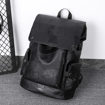 Unisex putni ruksak velike kapacitete 20–35L, PU materijal, vodootporan, kompatibilan s 15-inčnim laptopom, jastučasti naramenici
