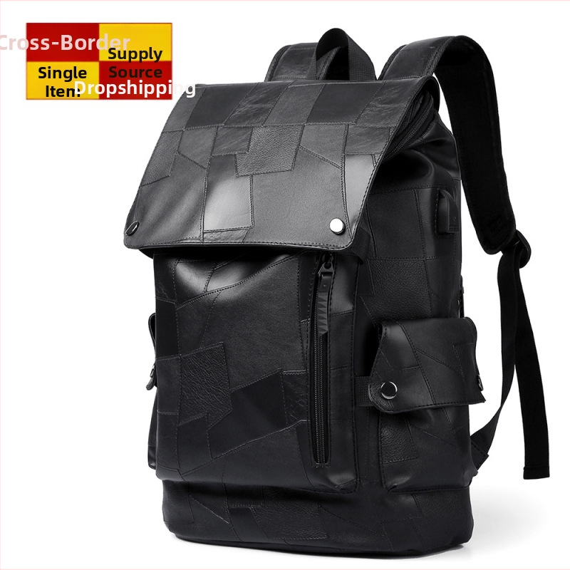 Unisex putni ruksak velike kapacitete 20–35L, PU materijal, vodootporan, kompatibilan s 15-inčnim laptopom, jastučasti naramenici