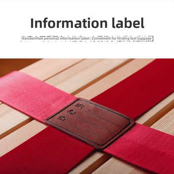 Curele pentru bagaje cu curele încrucișate, catarame fixe și lacăt cu cod vamal – din material anti-nylon