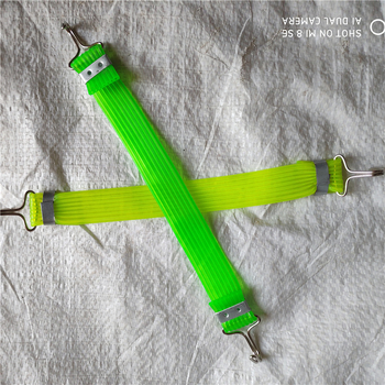 Fákhoz való rugalmas kötél – anyag: TPE; teherbírás 20 kg; hossza kb. 230 m; tömege 10 kg; márka Dawn