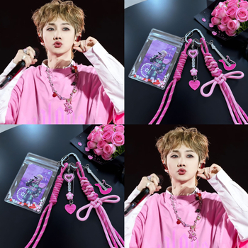 Maišo pakabukas ir raktų pakabukas – Akrilas, dvipusis įžymybių portreto pakabukas, gatvės stilius, pavasaris 2025