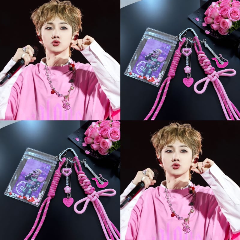 Maišo pakabukas ir raktų pakabukas – Akrilas, dvipusis įžymybių portreto pakabukas, gatvės stilius, pavasaris 2025