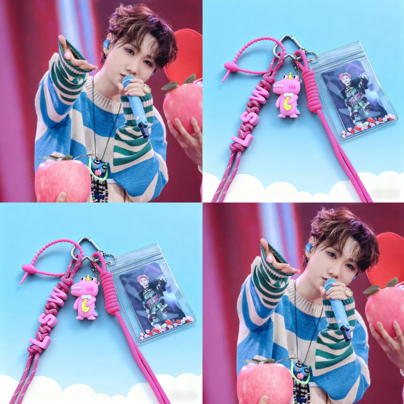 Maišo pakabukas ir raktų pakabukas – Akrilas, dvipusis įžymybių portreto pakabukas, gatvės stilius, pavasaris 2025