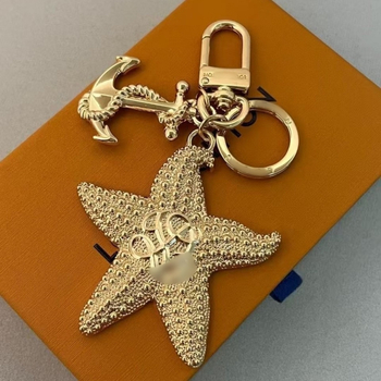 Donkey Brand breloc pentru chei, cu motiv stea de mare, din oțel inoxidabil, stil desen animat, pentru husă de telefon și geantă