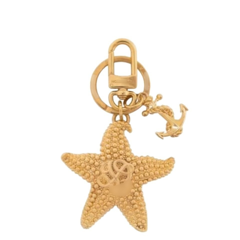 Donkey Brand breloc pentru chei, cu motiv stea de mare, din oțel inoxidabil, stil desen animat, pentru husă de telefon și geantă