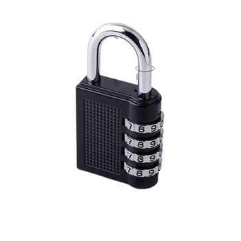 Személyre szabható kombinációs zár szekrényekhez és poggyászhoz, jelszó módosítható, ideális edzőterembe, kollégiumba és otthoni használatra (Type: Customs combination lock; Model: Other; Scope: Other; Rod thickness: Other; Rod spacing: Other)