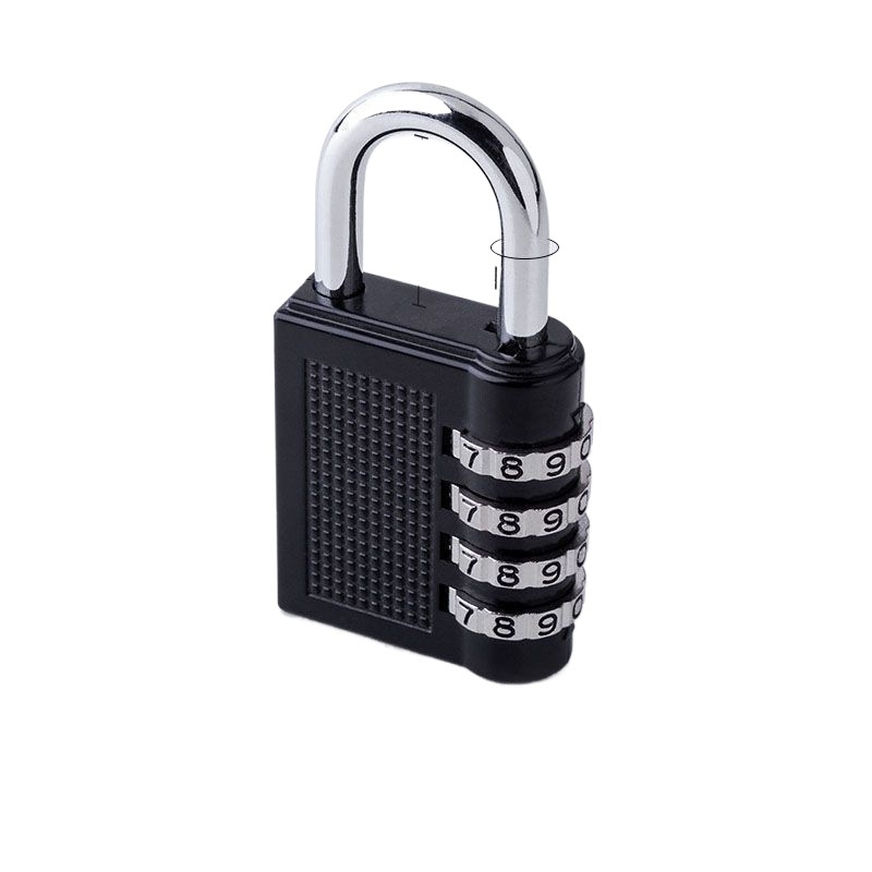 Személyre szabható kombinációs zár szekrényekhez és poggyászhoz, jelszó módosítható, ideális edzőterembe, kollégiumba és otthoni használatra (Type: Customs combination lock; Model: Other; Scope: Other; Rod thickness: Other; Rod spacing: Other)