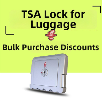 ABS bagāžas slēdzene ar paroli, TSA apstiprināta pret zādzību