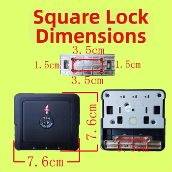 ABS bagāžas slēdzene ar paroli, TSA apstiprināta pret zādzību