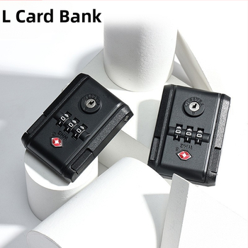 Bagāžas atslēga ar paroli un sprādzes mehānismu, fiksēta ceļojumu somām — plastmasas