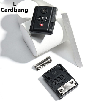 Bagāžas atslēga ar paroli un sprādzes mehānismu, fiksēta ceļojumu somām — plastmasas