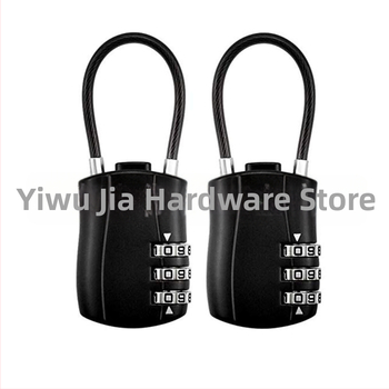 TSA-527 механична ключалка за багаж, цинкова сплав, 5 мм халка, модерен минималистичен стил