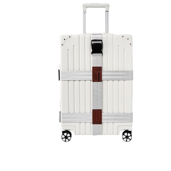 Nylon poggyászpánt keresztirányú dizájnnal és jelszavas záróval