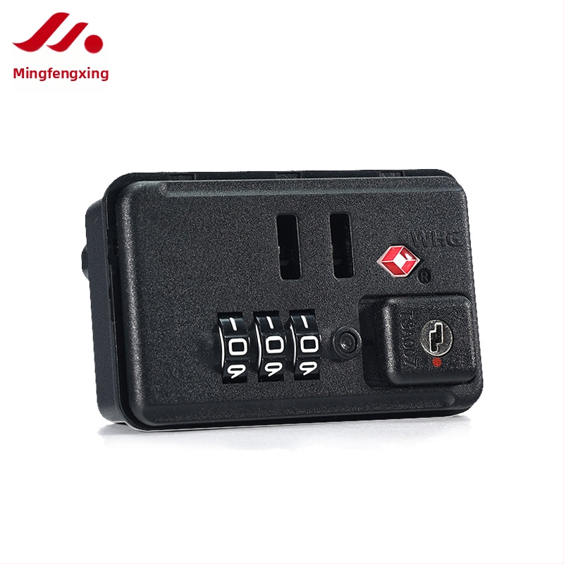 Bagāžas atslēga ar paroli MF561, plastmasas konstrukcija, kofera rāvējslēdzēja slēdzene