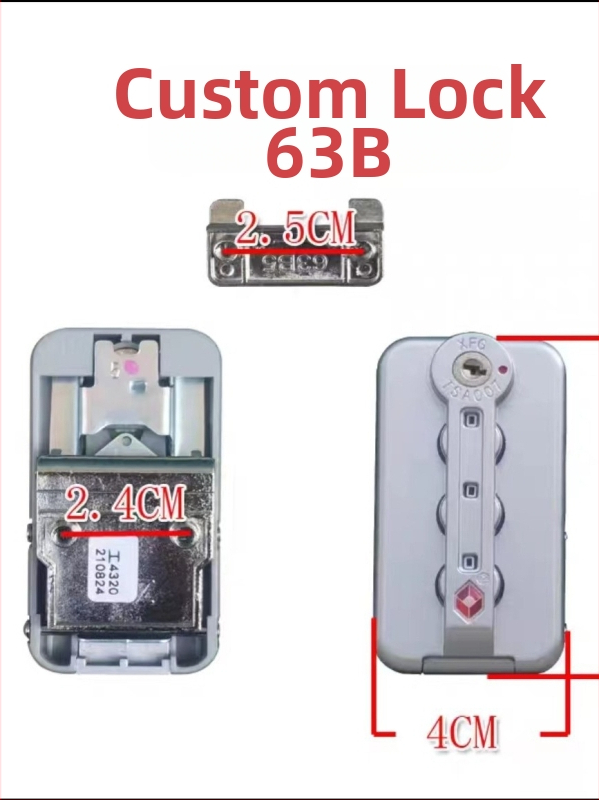 Bagāžas atslēga ar paroli TSA13066 – ABS materiāls, somu piederumi, modelis TSA13066