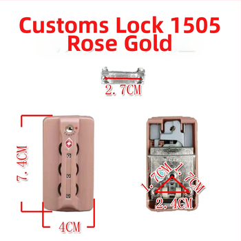 TSA007 bagāžas aizslēgs ar paroļu mehānismu, ABS materiāls, piemērots koferu remontam