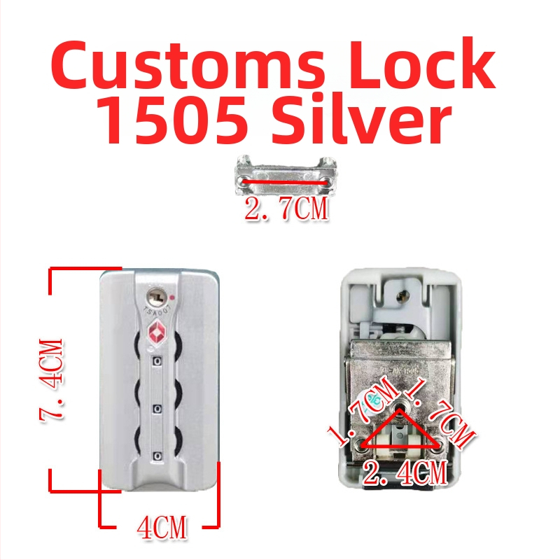 TSA007 bagāžas aizslēgs ar paroļu mehānismu, ABS materiāls, piemērots koferu remontam