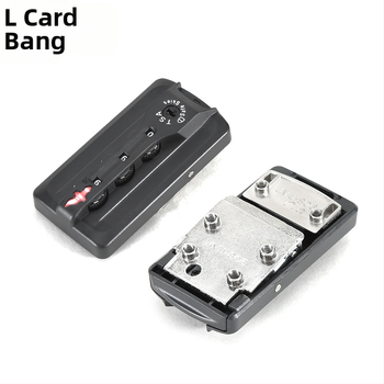 TSA kódzár poggyászhoz – ABS anyag, poggyász kombinációs zár sorozat, városi egyszerű stílus, minta: betű