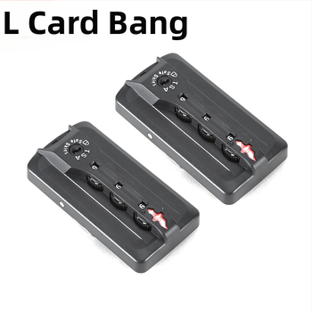 TSA kódzár poggyászhoz – ABS anyag, poggyász kombinációs zár sorozat, városi egyszerű stílus, minta: betű