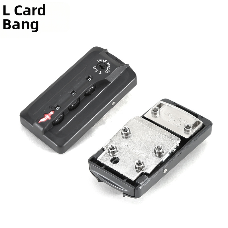 TSA kódzár poggyászhoz – ABS anyag, poggyász kombinációs zár sorozat, városi egyszerű stílus, minta: betű