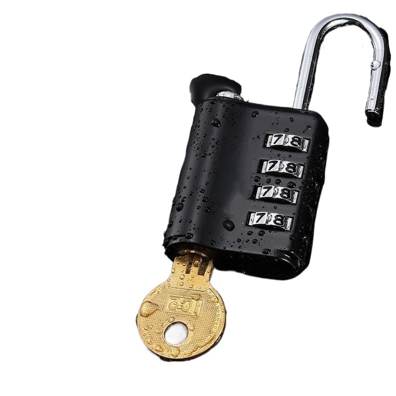 Vasból készült kombinációs zár jelszóval és kulccsal, szekrényekhez kollégiumi és edzőtermi használatra
