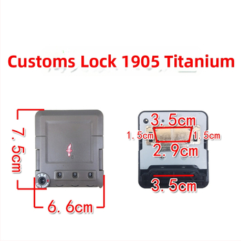 Bagāžas atslēga ar paroli – ABS materiāls, viendabīgs dizains, vasaras 2022 izdevums