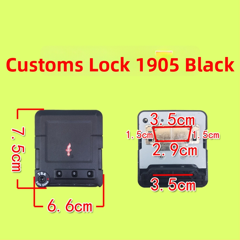 Bagāžas atslēga ar paroli – ABS materiāls, viendabīgs dizains, vasaras 2022 izdevums