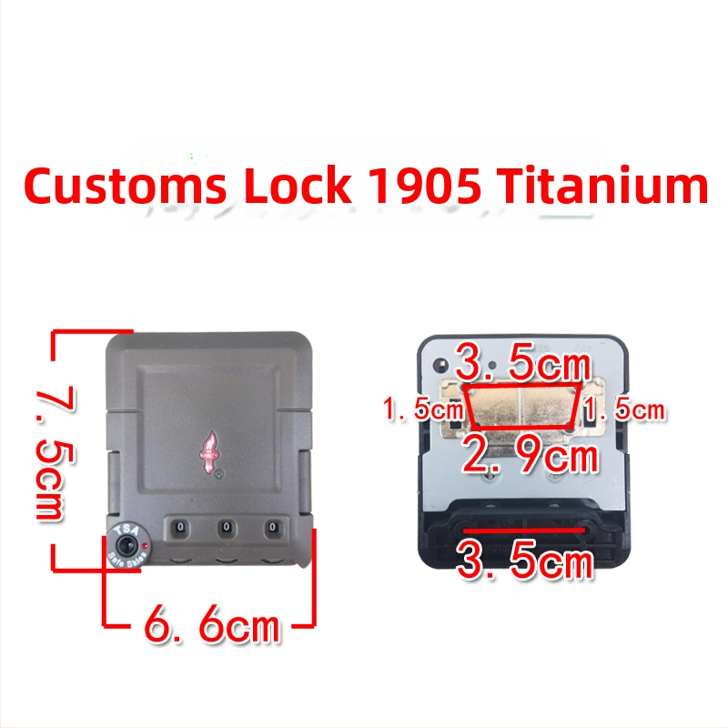 Bagāžas atslēga ar paroli – ABS materiāls, viendabīgs dizains, vasaras 2022 izdevums