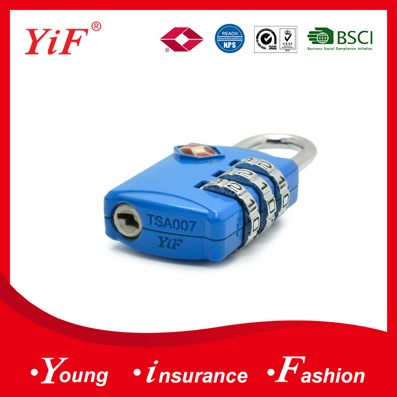 Yif cinka sakausējuma ceļojumu koferu paroļu slēdzene TSA302, 59 g