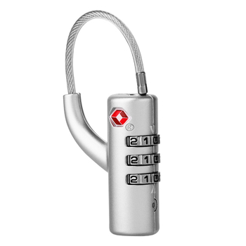 TSA заключване за багаж от цинкова сплав, модел H6312 – цифров код, 3 мм дебелина на пръчката, подходящ за куфари, раници и малки шкафове