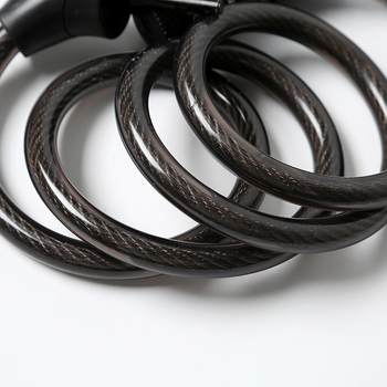 Brava za bicikl s nosačem, 5-znamenkasta šifra, čelični kabel, model 5006