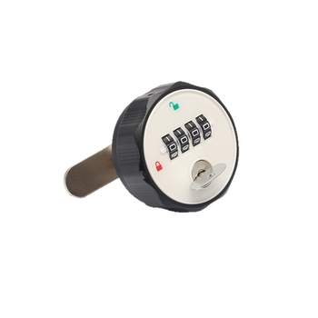 Механична четирицифрена комбинационна заключалка за шкафове и чекмеджета, модел Mb515, цинкова сплав, отключване с парола