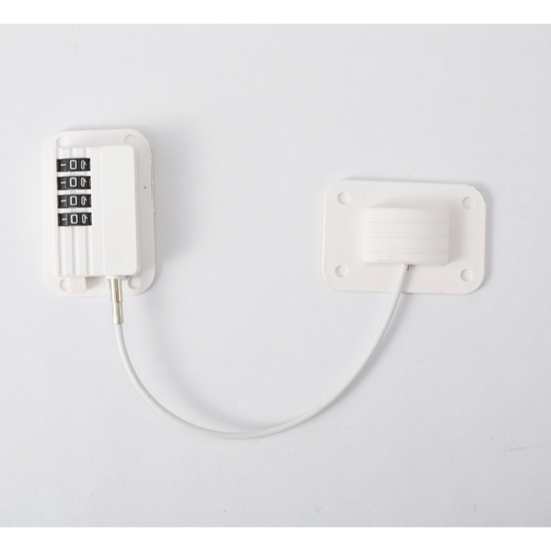 Безпробивно паролно заключване за шкафове, хладилници и прозорци – LH-1, ABS + неръждаема стомана + цинкова сплав, разстояние между пръчките 185 мм, дебелина на пръчката умерена